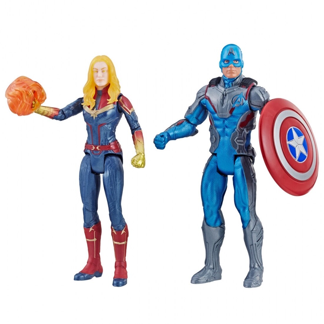 Set Figurine Captain America si Captain Marvel Marvel Avengers 15 cm